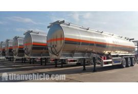 20 Units 3 Axle 5 Compartments Aluminum Fuel Tankers has finished