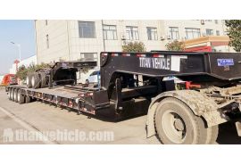 120T Removable Gooseneck Trailer will be sent to Senegal Dakar