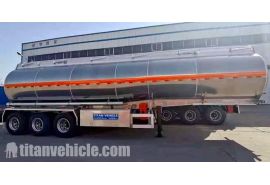 Tri Axle 45000 Liters Stainless Steel Tanker Trailer will be sent to Mauritius