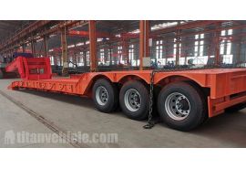 80 Ton Hydraulic Detachable Gooseneck Trailer will be sent to Cote d'Ivoire