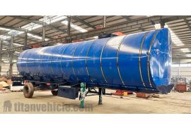 Mozambique Customer Feedback of 4 Axle 40000 Liters Semi Tanker Trailer