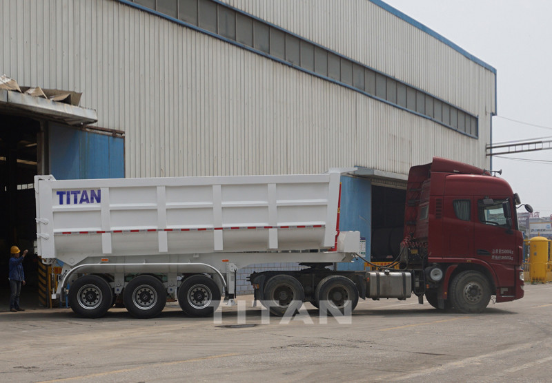 3 Axles Tipping Semi Trailer