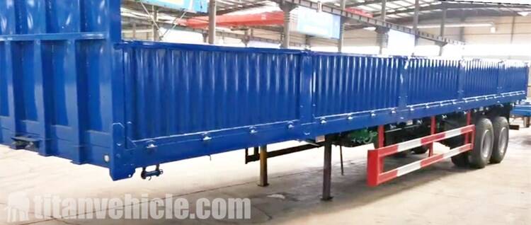 2 Axle Sidewall Semi Trailer for Sale Manufacturer