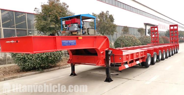 9 Line 18 Axle Extendable Lowbed Trailer for sale in Vietnam Hanoi