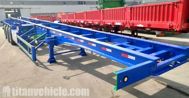 Tri Axle Chassis Trailer for Sale In Senegal Dakar