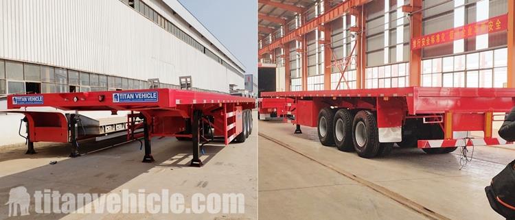 Tri Axle Flatbed Semi Trailer for Sale Near Me