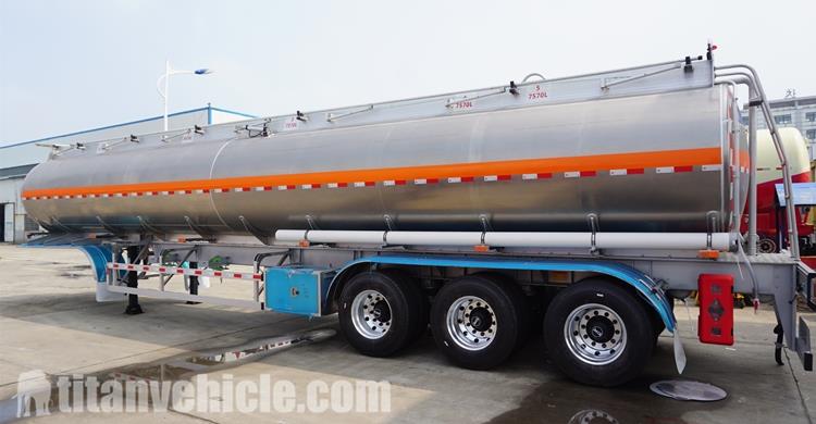 42CBM Tri Axle Aluminum Tanker Trailer will be sent to Zimbabwe