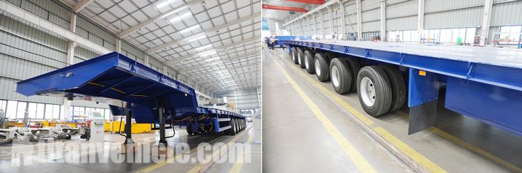 Factory Show of 6 Axle Extendable Semi Trailer for Sale Price