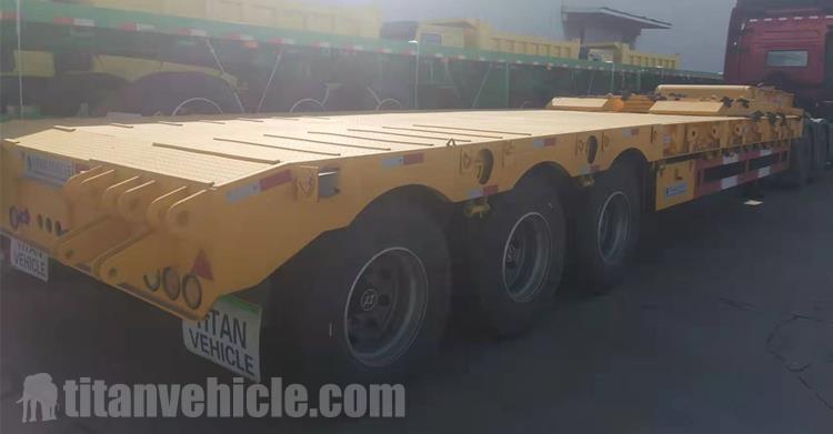 80 Ton Low Loader Lowbed Trailer Manufacturer