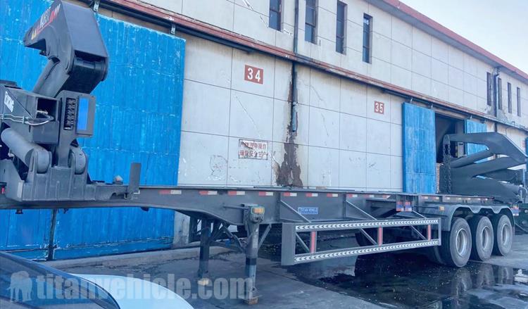 Package of Container Side Loader Trailer for Sale Price Manufacturer