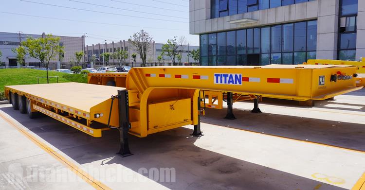 60 Ton Lowbed Trailer will be sent Rwanda