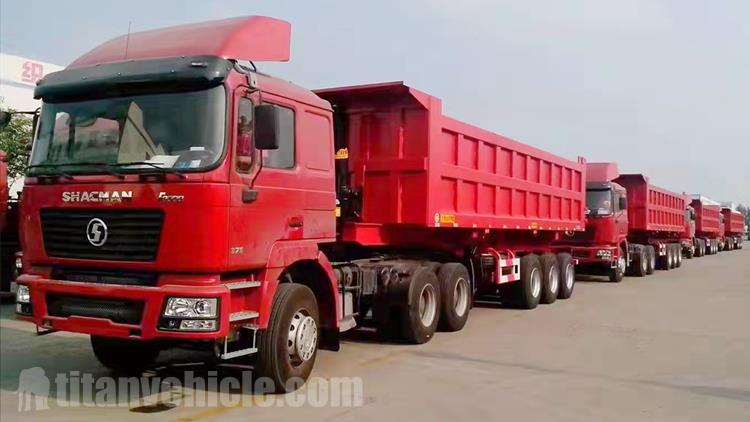 Tri Axle 35 Cubic Dump Trailer Tipper for Sale in Rwanda