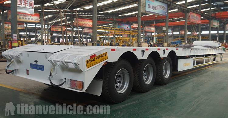 Heavy Duty Tri Axle Low Bed Semi Trailer for Sale In Congo