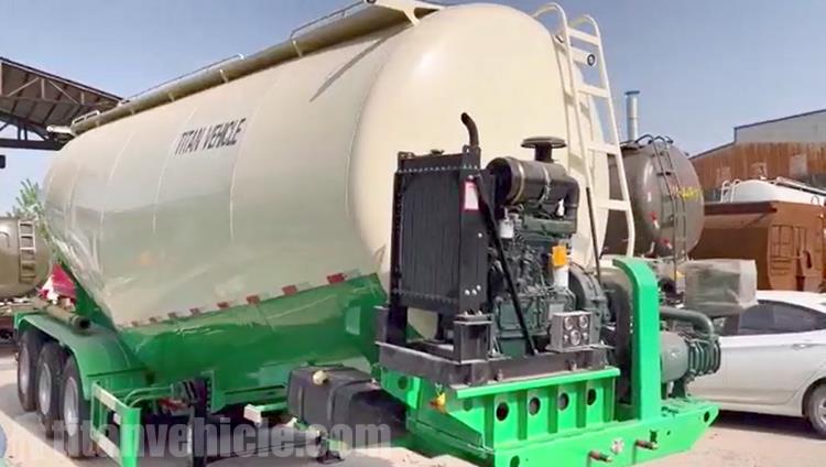 3 Axle Cement Bulker Tanker Trailer for Sale In Ghana