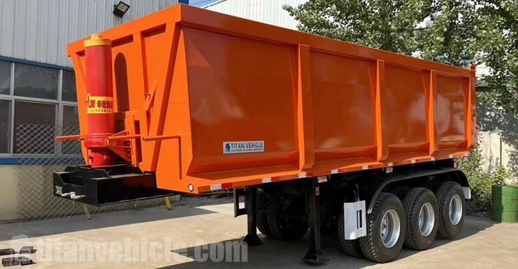 3 Axle 30CBM Semi Tipper Trailer for Sale In Tanzania Dar es salaam