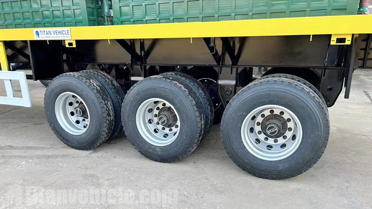 20ft 40ft Flatbed Trailer for Sale Near Me in Accra, Ghana