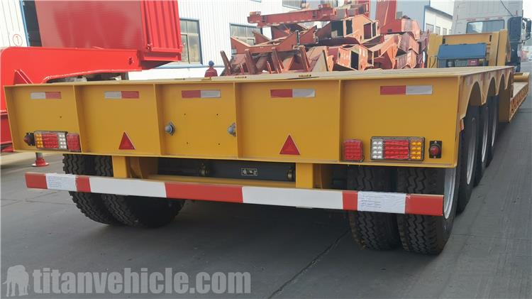 4 Axle 100 Ton Removable Gooseneck Trailer for Sale In Ghana Tema