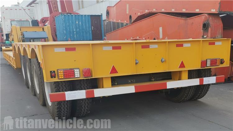 4 Axle 100 Ton Removable Gooseneck Trailer for Sale In Ghana Tema