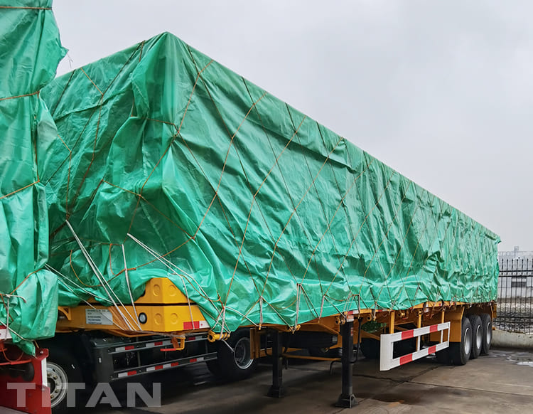 12Metre 3 Axle Flatbed Truck Trailer for Sale in Tanzania Dar Es Salaam