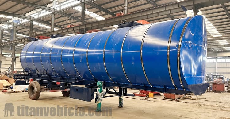 4 Axle 40000 Liters Semi Tanker Trailer for Sale in Mozambique 