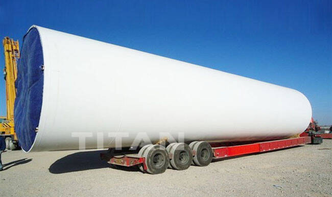 Wind Turbine Tower Transport Trailer