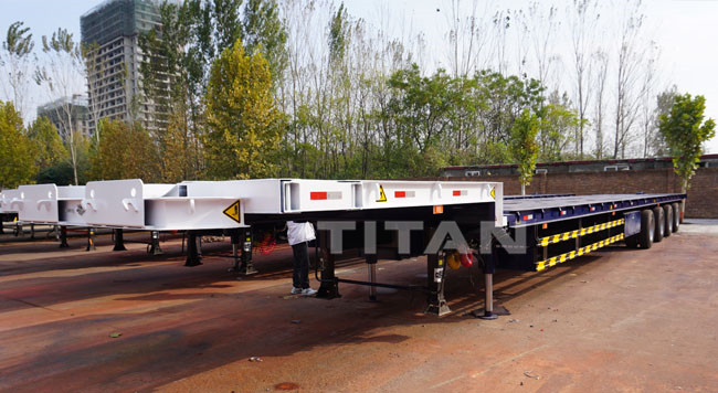 TITAN Wind Turbine Blade Trailer for Windmill Turbine Blade Transport