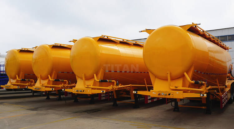 3 Axle 55cbm Bulk Cement Trailer