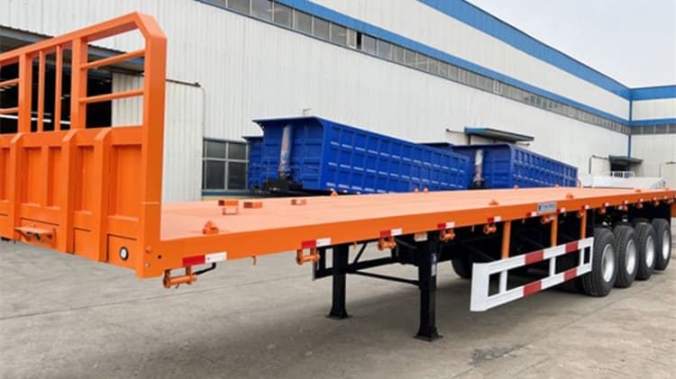 4 Axle 40 Ft Flatbed Price 