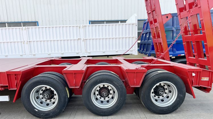  Hydraulic Lowbed Trailer Truck